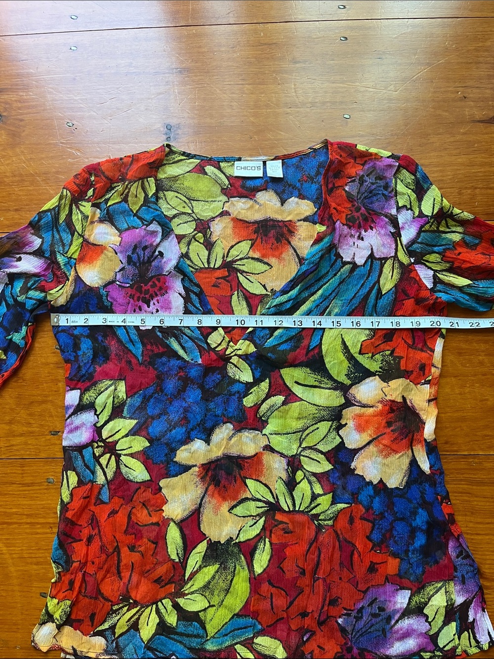 Chico's Silk Blouse - Picture 4 of 8